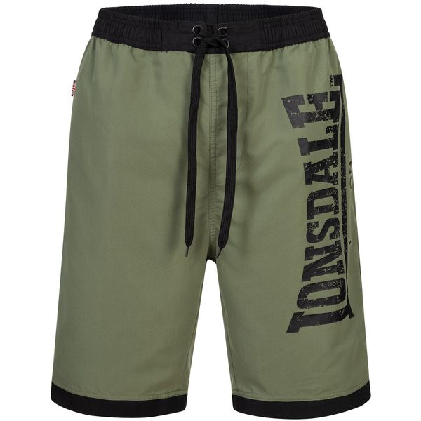 Lonsdale Muški kupaći kostim Lonsdale 113268-Black/Olive