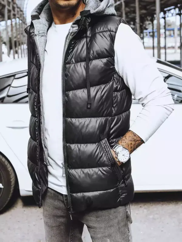 DStreet Muški prsluk DStreet Black