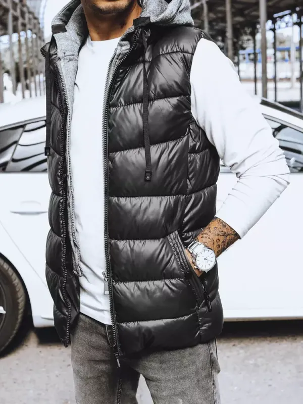 DStreet Muški prsluk DStreet Black