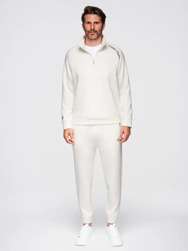 Ombre Muški set: majica s ovratnikom + jogger hlače