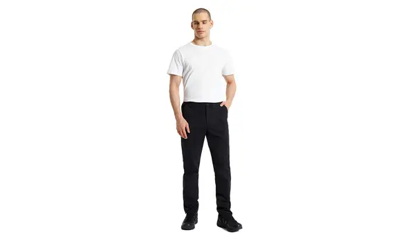 Dedicated Namjenske chino hlače Sundsvall crne boje