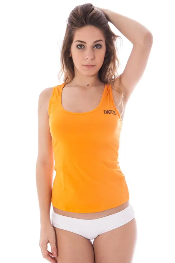 Datch Narančasta ženska majica bez rukava DATCH