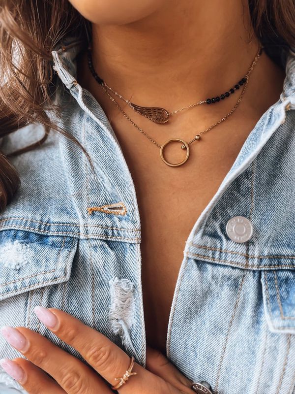 DStreet Naszyjnik FLORIDIS złoty Dstreet