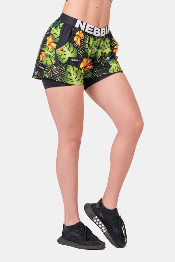 NEBBIA NEBBIA High-energy double layer shorts