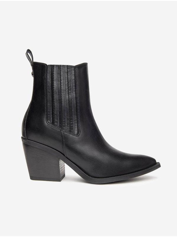NeroGiardini NeroGiardini Black women's leather ankle boots Nero Giardini - Women's
