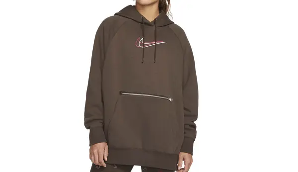 Nike Nike Sportswear Hoodie barokno smeđe boje