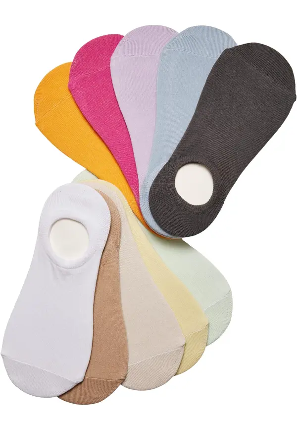 Urban Classics No Show Socks 10-Pack Multicolor