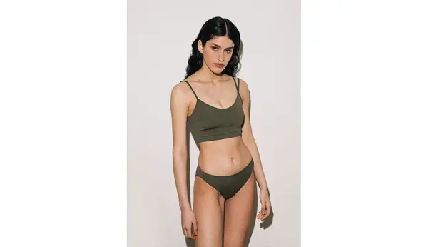 Norba Clothing Norba Split gornji dio za plivanje zelene boje