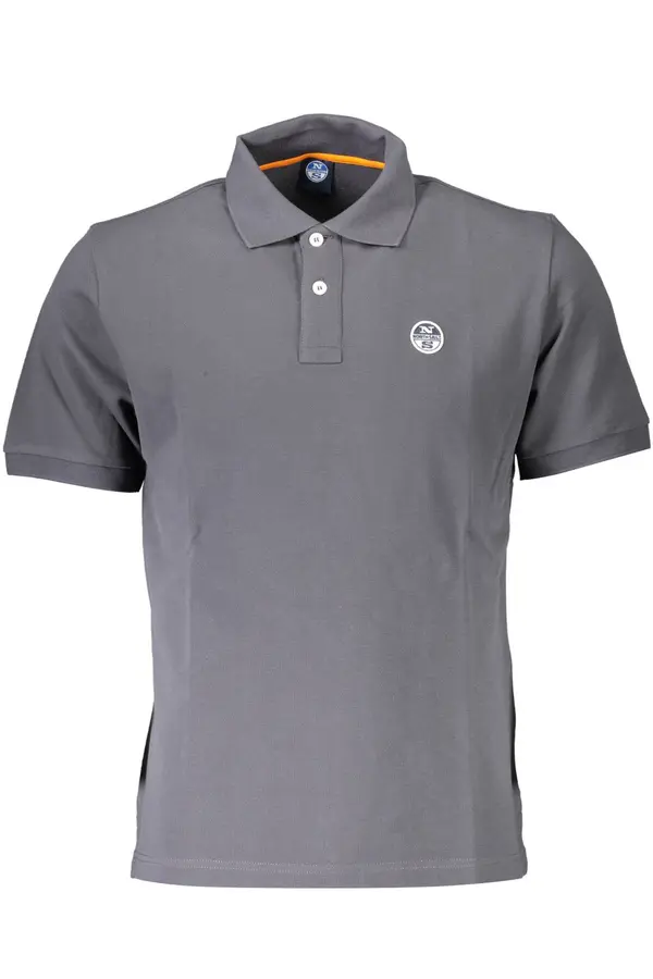 North Sails NORTH SAILS POLO SHORT SLEEVE MAN GRAY