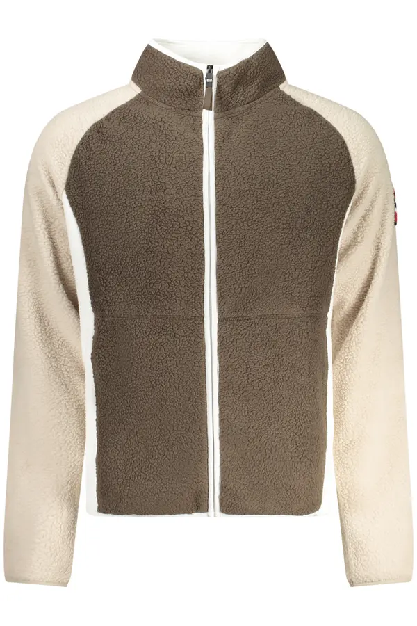 NORWAY 1963 NORWAY 1963 MEN'S BROWN ZIP-UP SWEATSHIRT