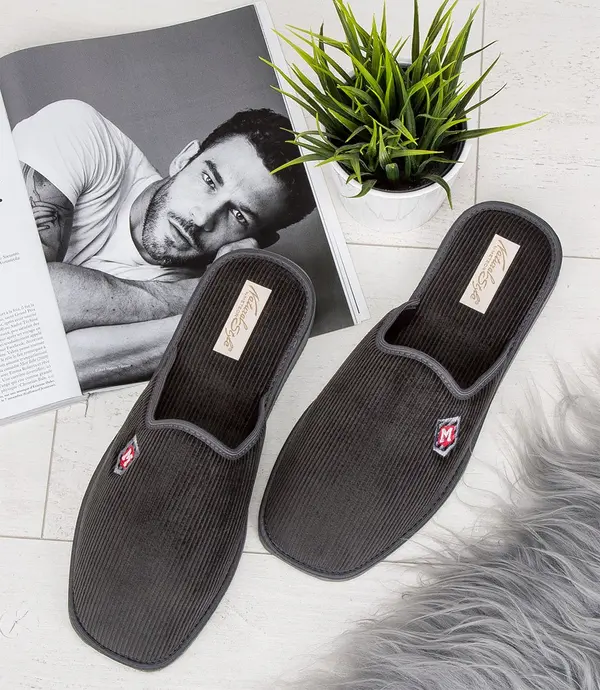 Natural Style NS-401 Muške papuče sive boje