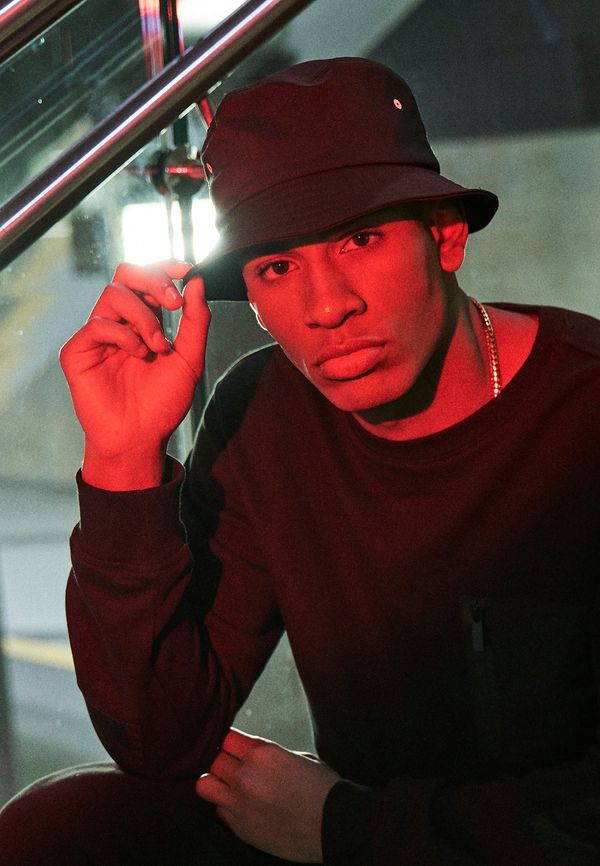 Flexfit Nylon Bucket Hat Black