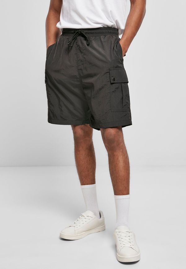 UC Men Nylon Cargo Shorts Black
