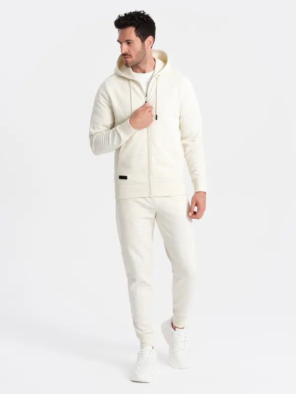 Ombre Ombre BASIC men's sweatshirt set unbuttoned sweatshirt + joggers