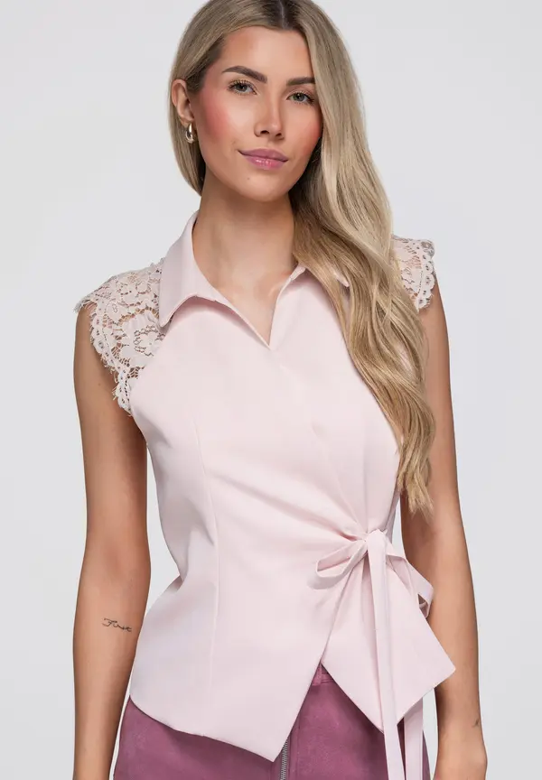 Ombre Ombre bluza s vezicom u struku
