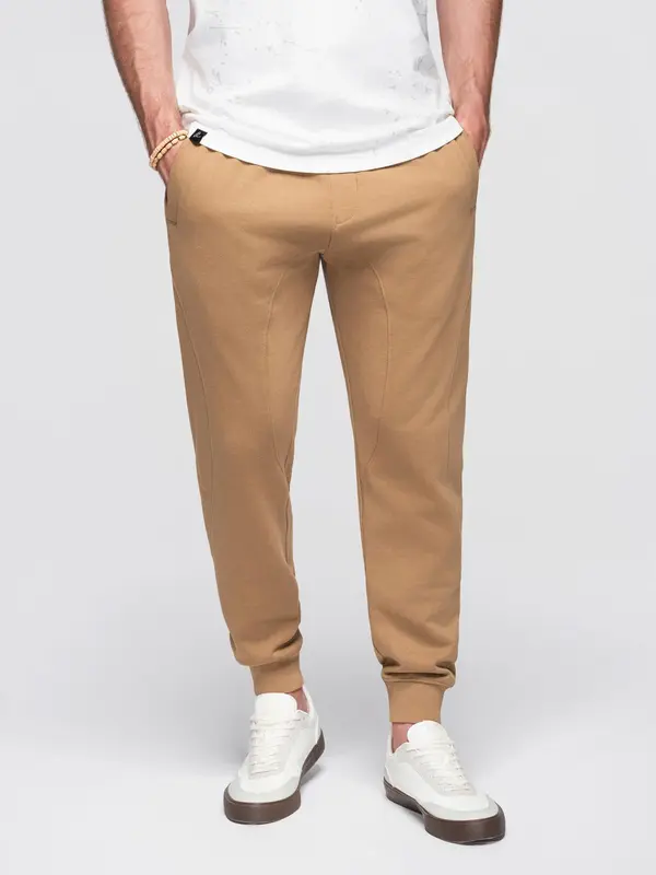 Ombre Ombre Men's jogger sweatpants - brown