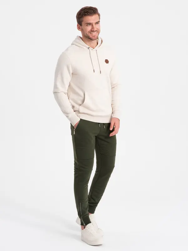 Ombre Ombre Men's jogger sweatpants - olive