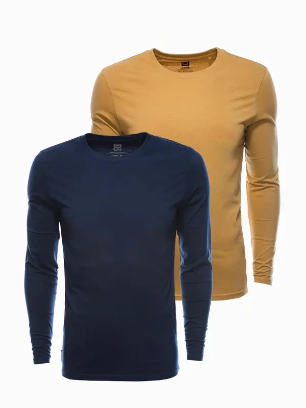 Ombre Ombre Men's long sleeve longsleeve set 2-pack