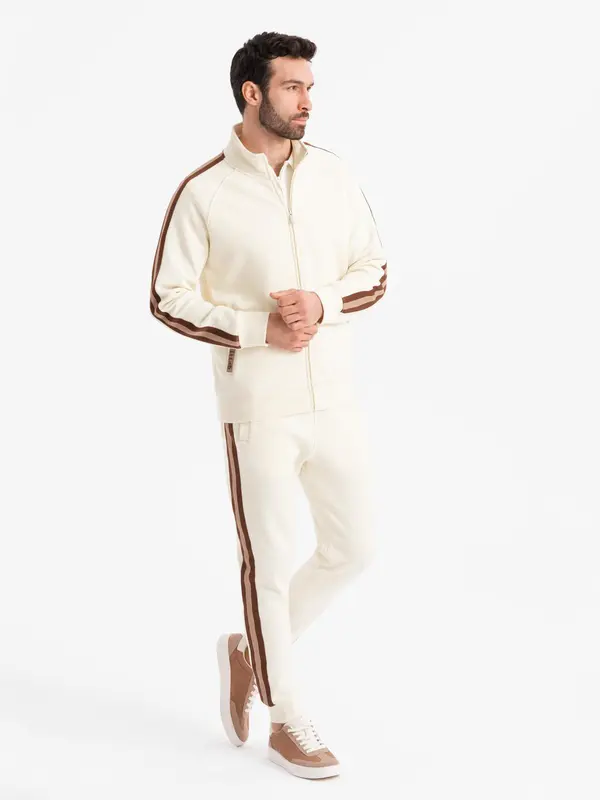 Ombre Ombre muški set: majica s kapuljačom + jogger hlače