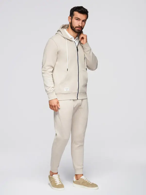 Ombre Ombre muški set od majice s kapuljačom i jogger hlača