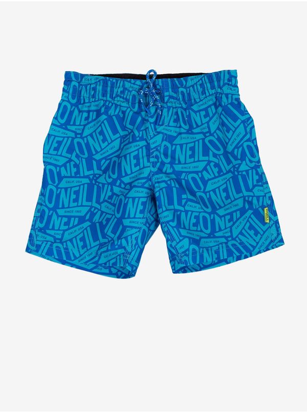 O'Neill ONeill Blue Boys Patterned Shorts O'Neill - Boys