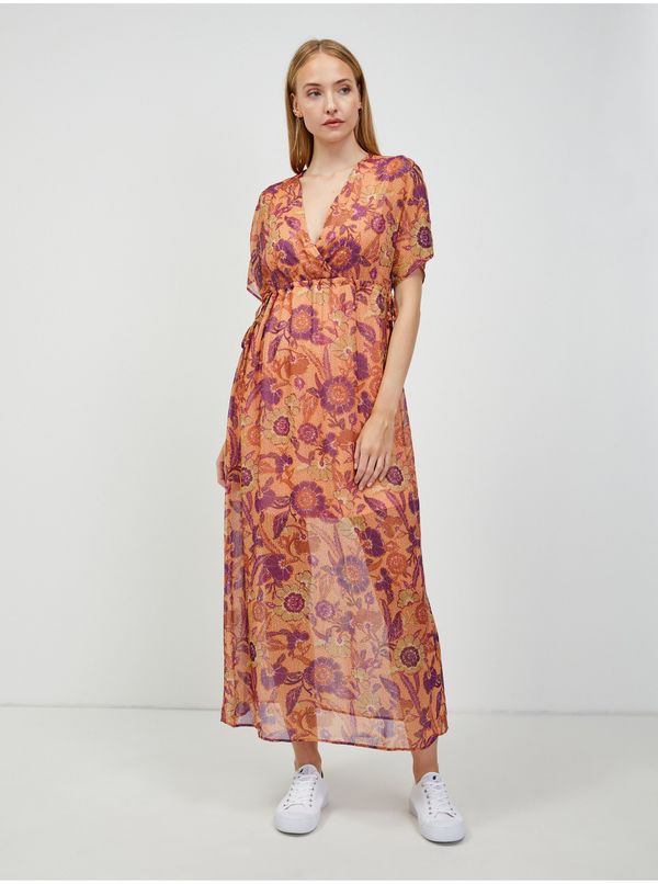 Orsay Orange Floral Maxi dress ORSAY - Women