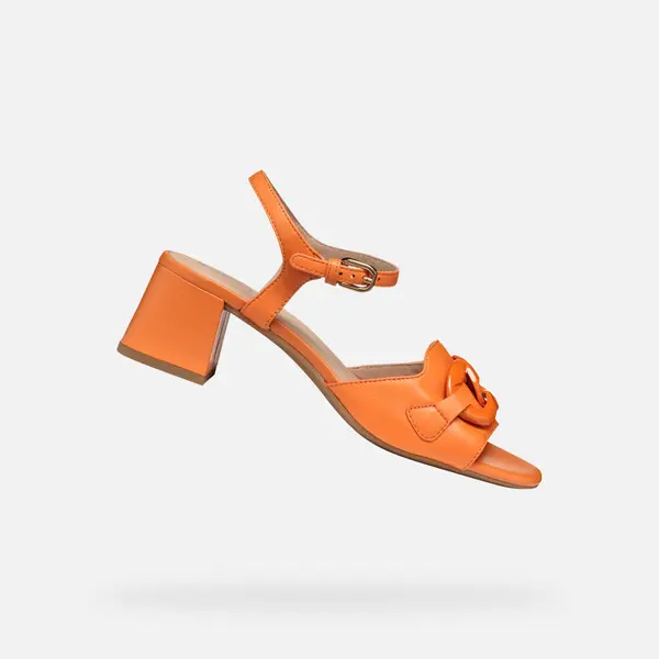 GEOX Orange women's sandals Geox New Eraklia 50 T - Women's