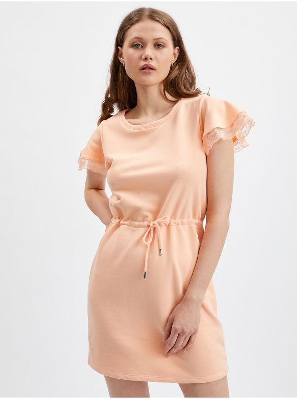 Orsay Orsay Apricot Womens Sweatshirt Dress - Women