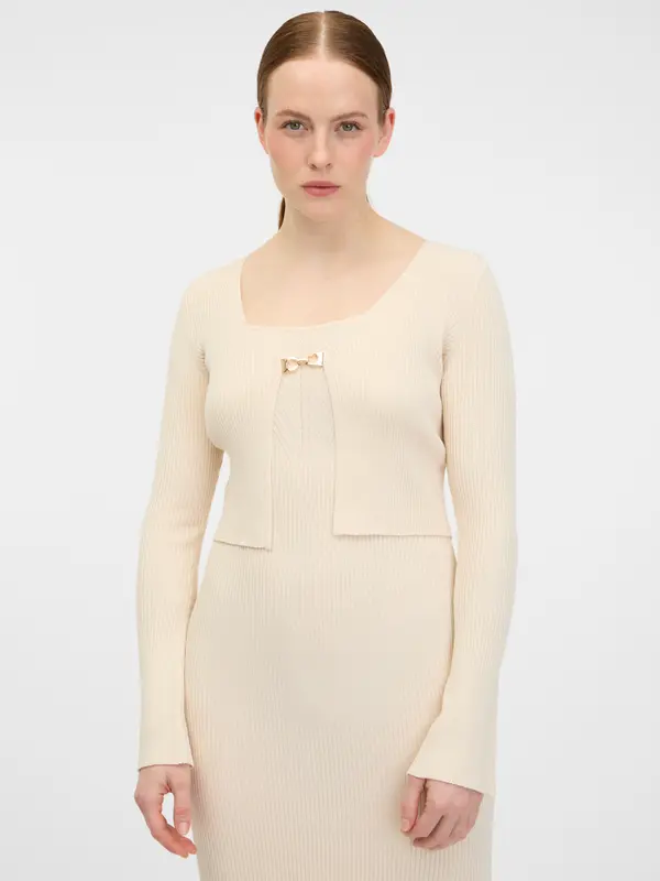 Orsay Orsay Beige Women's Cardigan - Women's