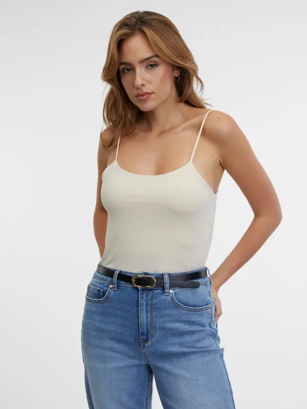 Orsay Orsay Beige Women's Tank Top - Women's