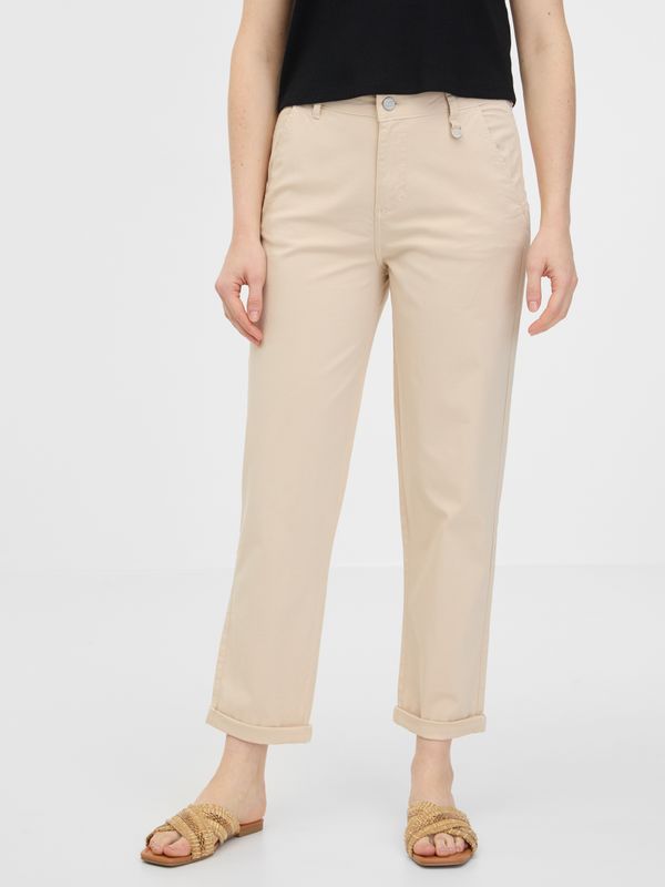 Orsay Orsay Beige Women's Trousers - Ladies