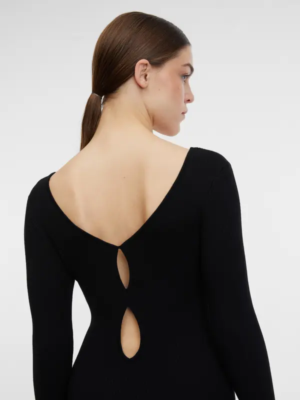 Orsay Orsay Black Women's Sweater Dress - Women's