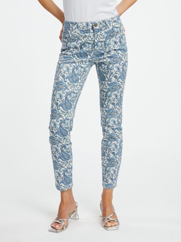 Orsay Orsay Blue Women Patterned Slim Fit Jeans - Women
