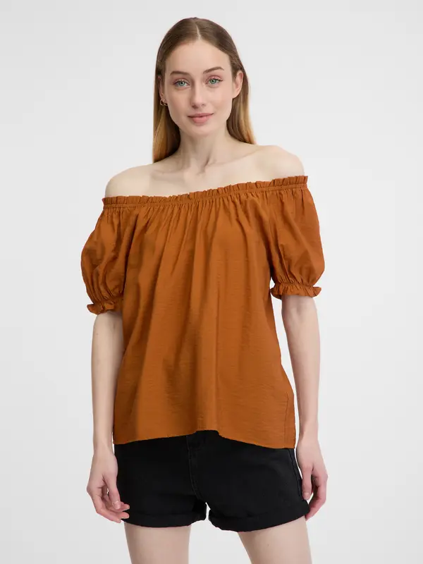 Orsay Orsay Brown Women's Blouse - Women's