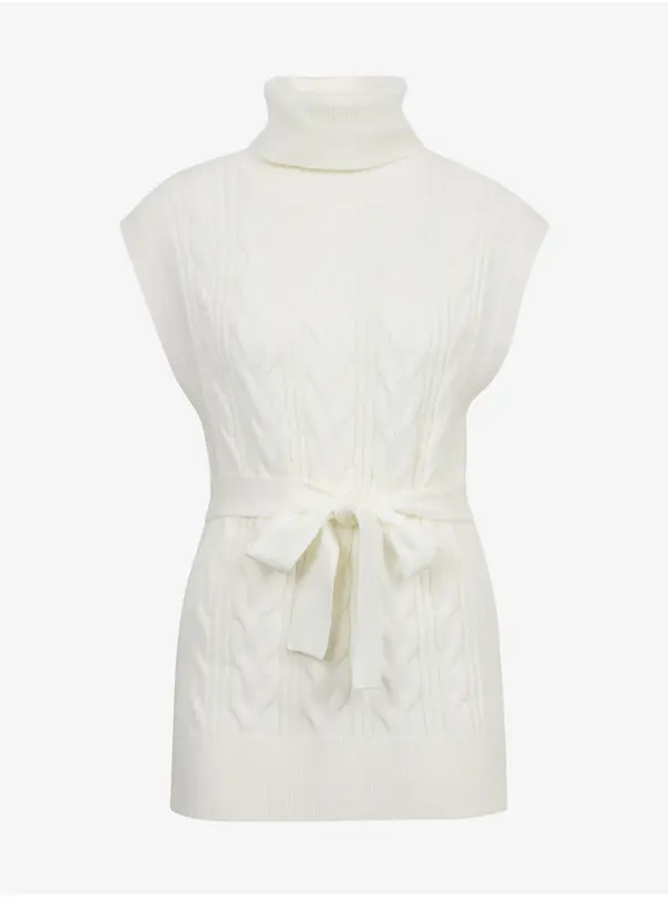 Orsay Orsay Cream Women's Sweater Vest - Women's
