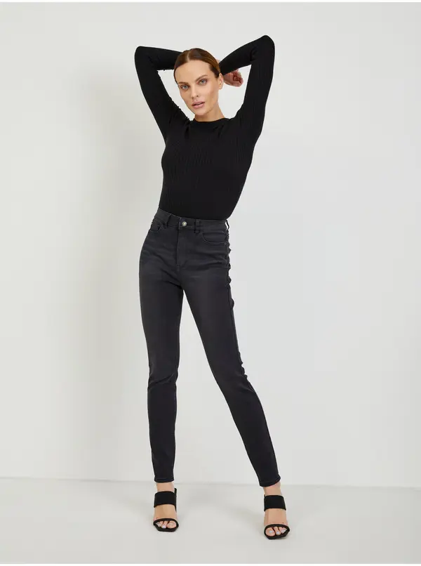 Orsay Orsay crne žene Skinny Fit Traperice - Žene