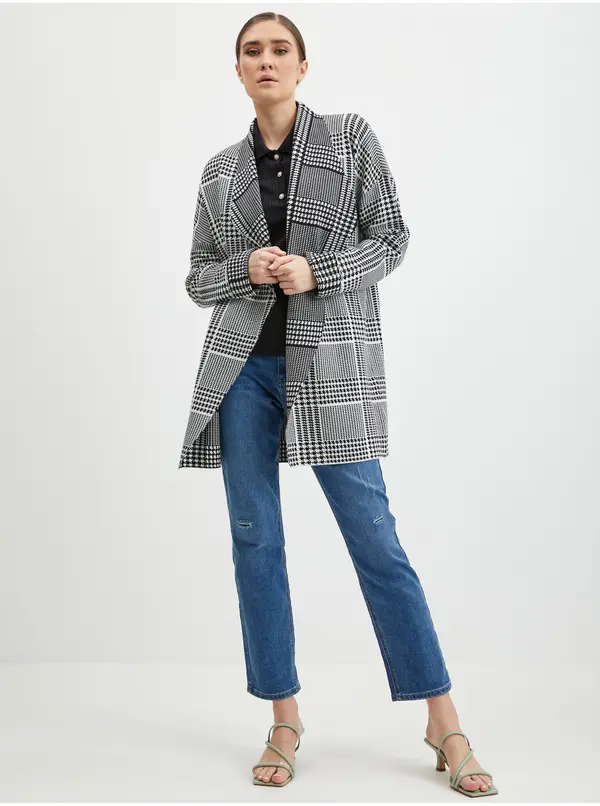 Orsay Orsay crne žene Uzorkom Cardigan - Žene