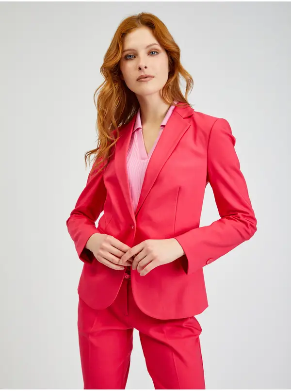 Orsay Orsay Dark Pink Women's Blazer - Women's