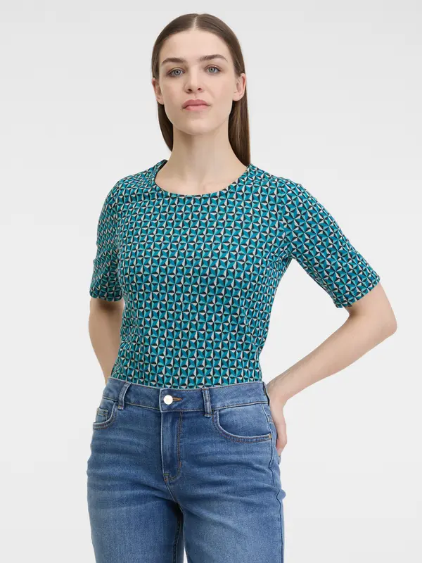 Orsay Orsay Kerosene Women's Patterned T-Shirt - Women's