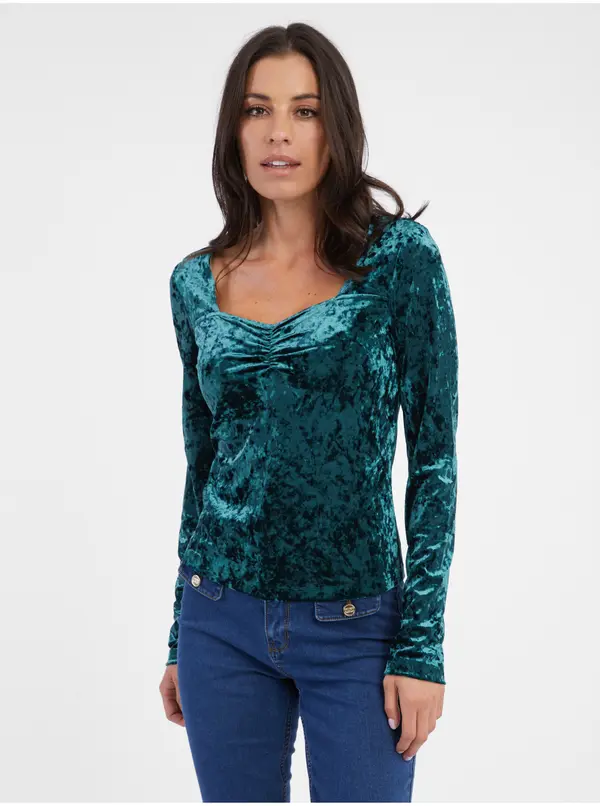 Orsay Orsay Kerosene Women's Velvet Top - Women's
