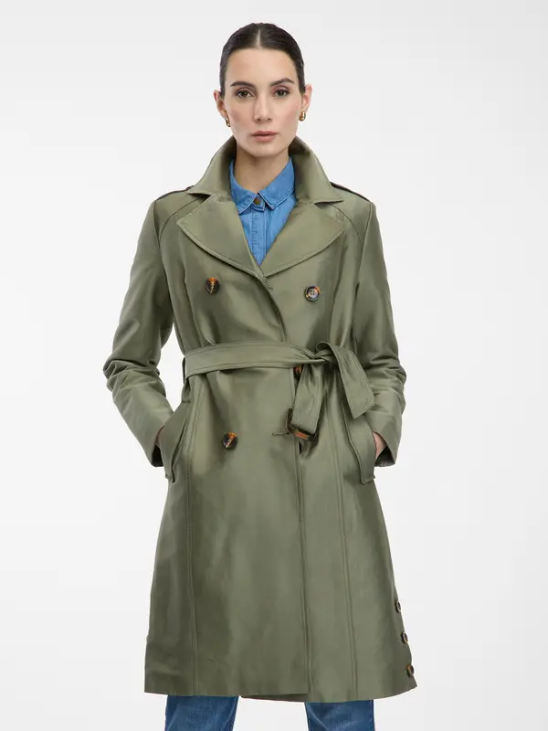 Orsay Orsay Khaki Women's Trench Coat - Women's