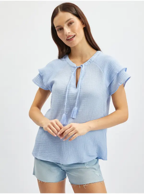 Orsay Orsay Light Blue Women's Blouse - Women's
