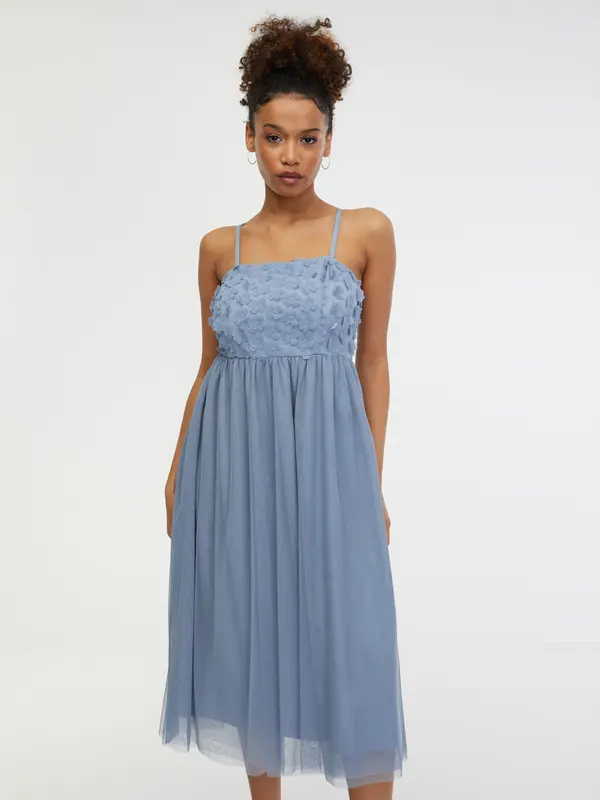 Orsay Orsay Light Blue Women's Midis Dress - Women's