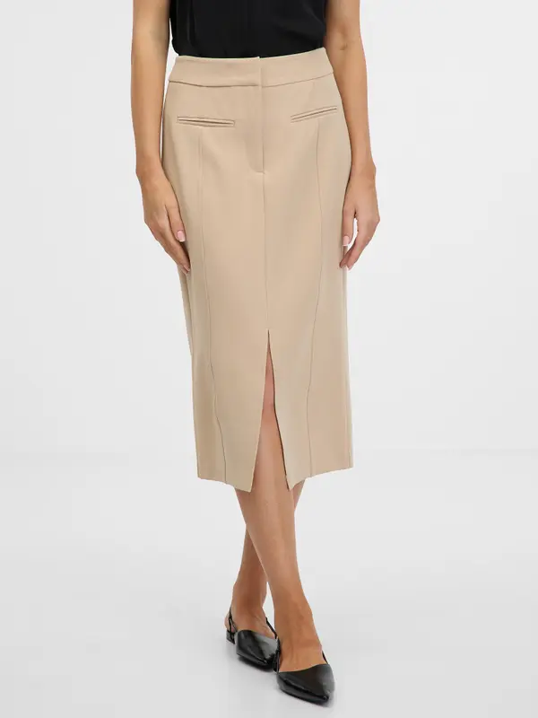 Orsay Orsay Light Brown Women's Skirt - Women's