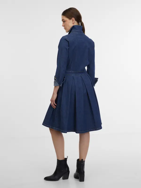 Orsay Orsay Navy Blue Women's Denim Dress - Women's