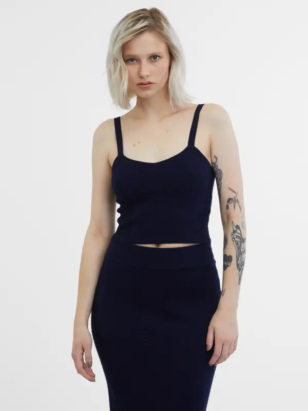 Orsay Orsay Navy Blue Women's Top - Women's