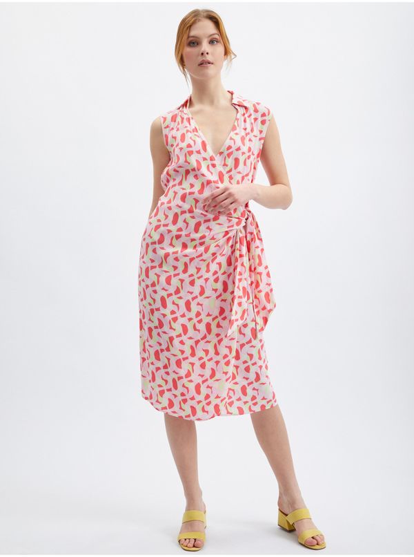 Orsay Orsay Pink Ladies Patterned Dress - Women