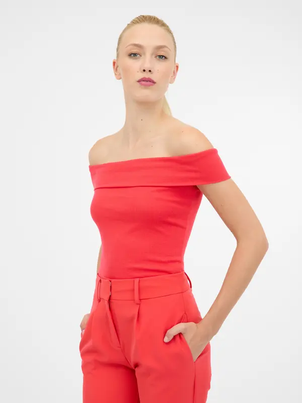Orsay Orsay Red Women's Short Sleeve T-Shirt - Women's