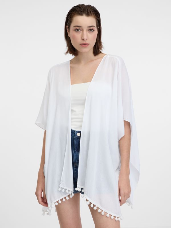 Orsay Orsay White Ladies bedspread with lace - Women