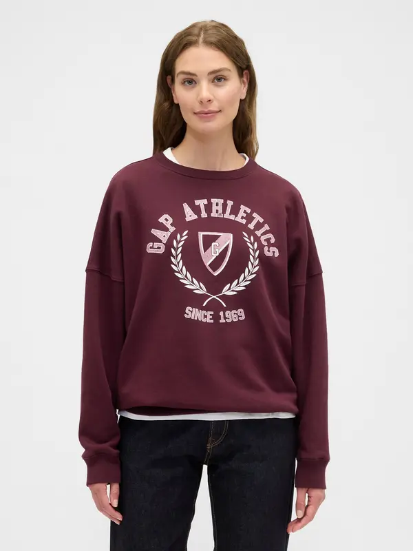 GAP Oversize sweatshirt with Gap Athletic logo - Ladies